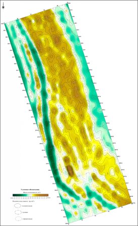 Локальная карта гравиразведки Локальная карта гравиразведки
