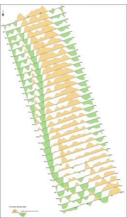 Карта графиков локальной гравиразведки Карта графиков локальной гравиразведки